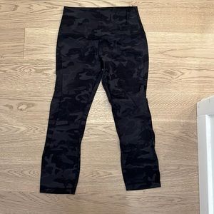 Camo lululemon align crop legging